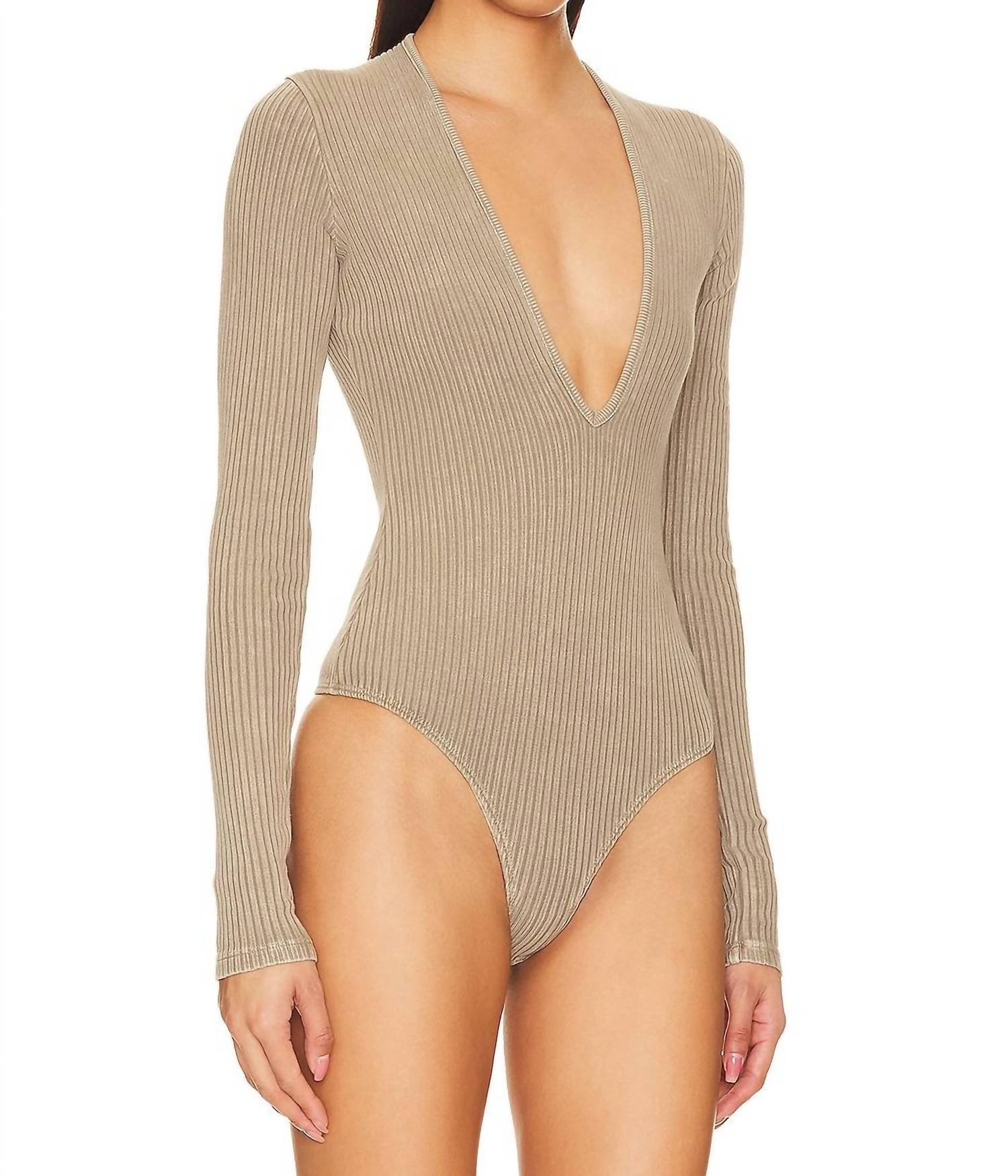 Agolde - Zena Ribbed Bodysuit