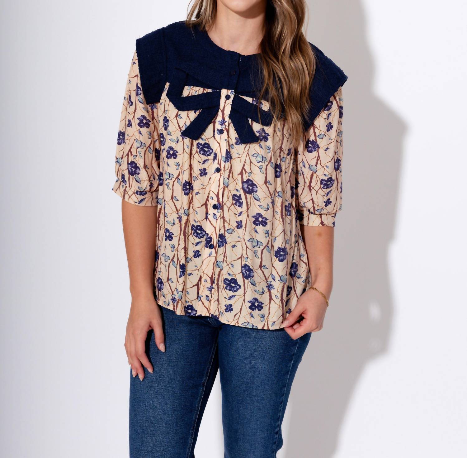 Voy - Bow To Bloom Top
