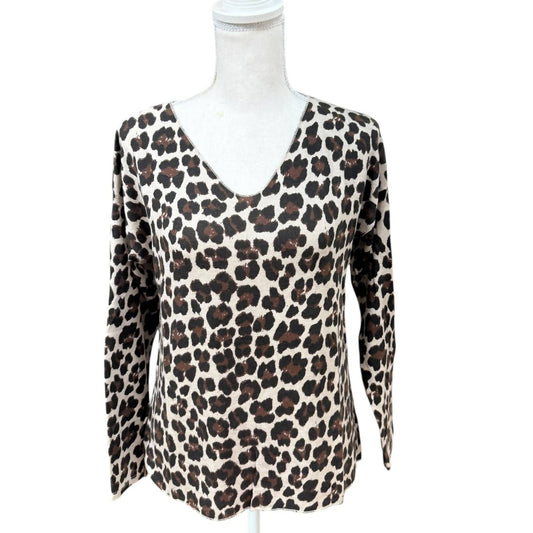 Made In Italy - Everyday Leopard V-neck Tee