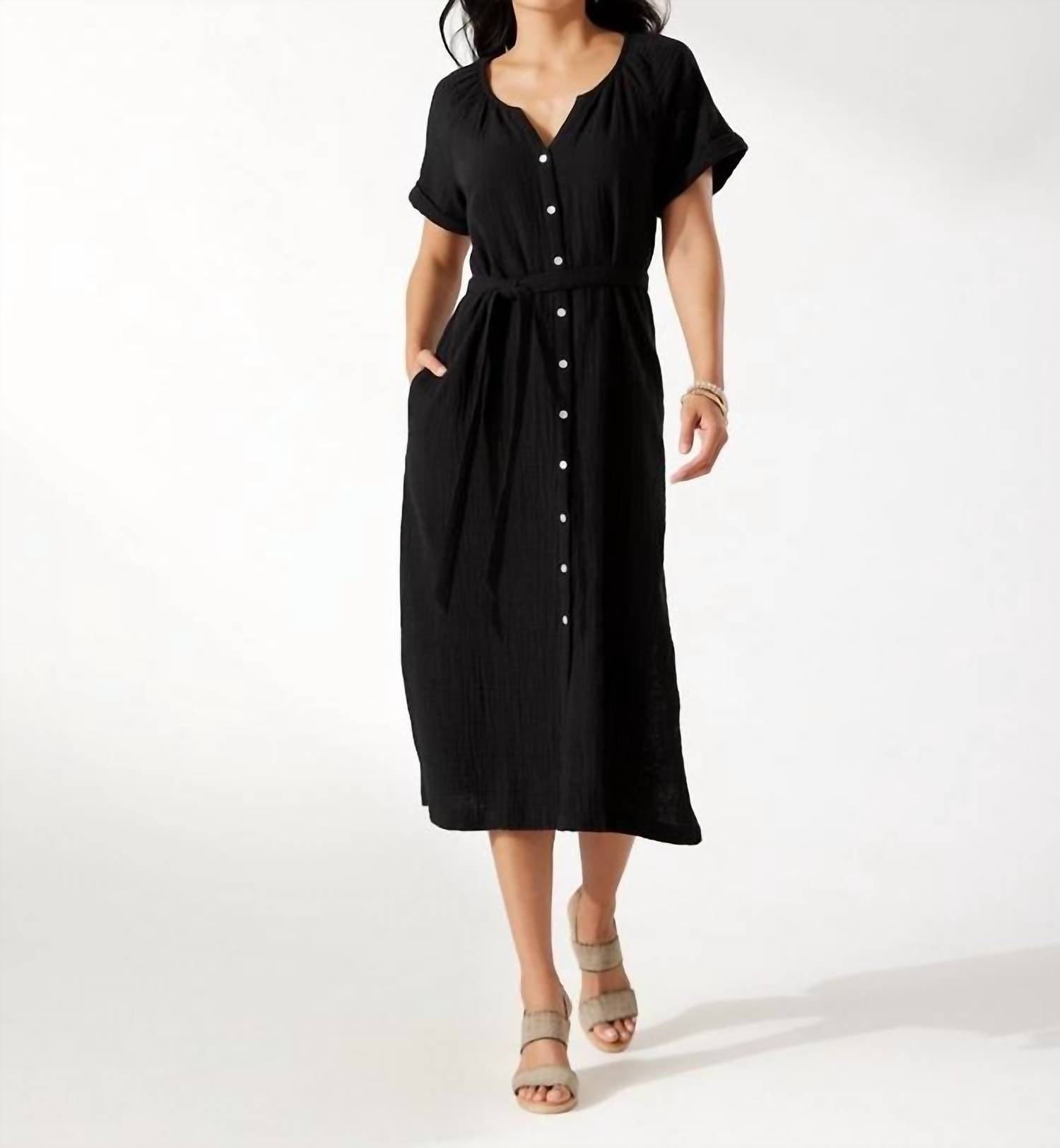 Tommy Bahama - Coral Isle Short Sleeves Midi Dress