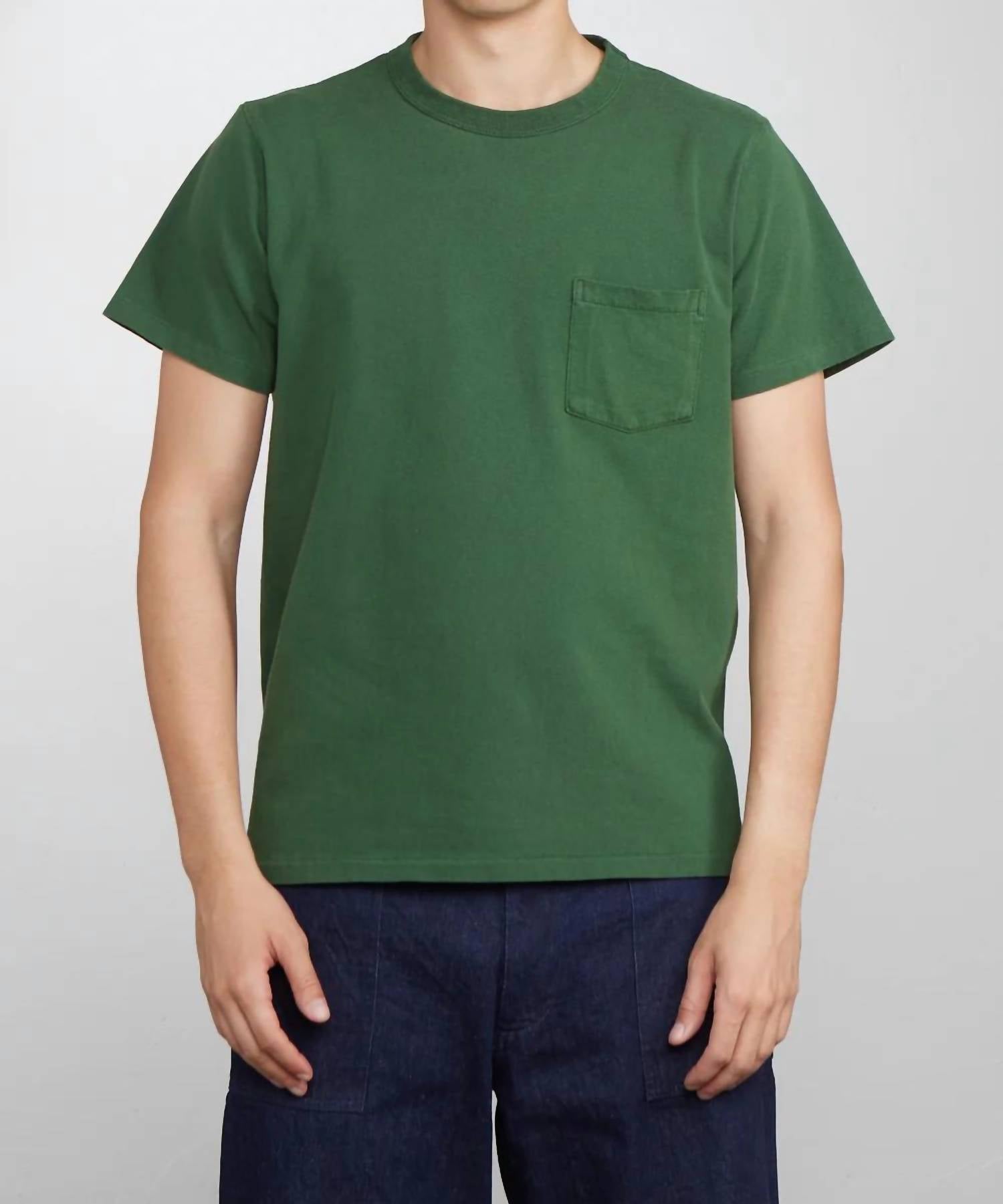 Velva Sheen - Pigment Dyed Crew Pocket Tee