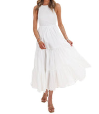 Klesis - Basic Beauty Tiered Midi Dress