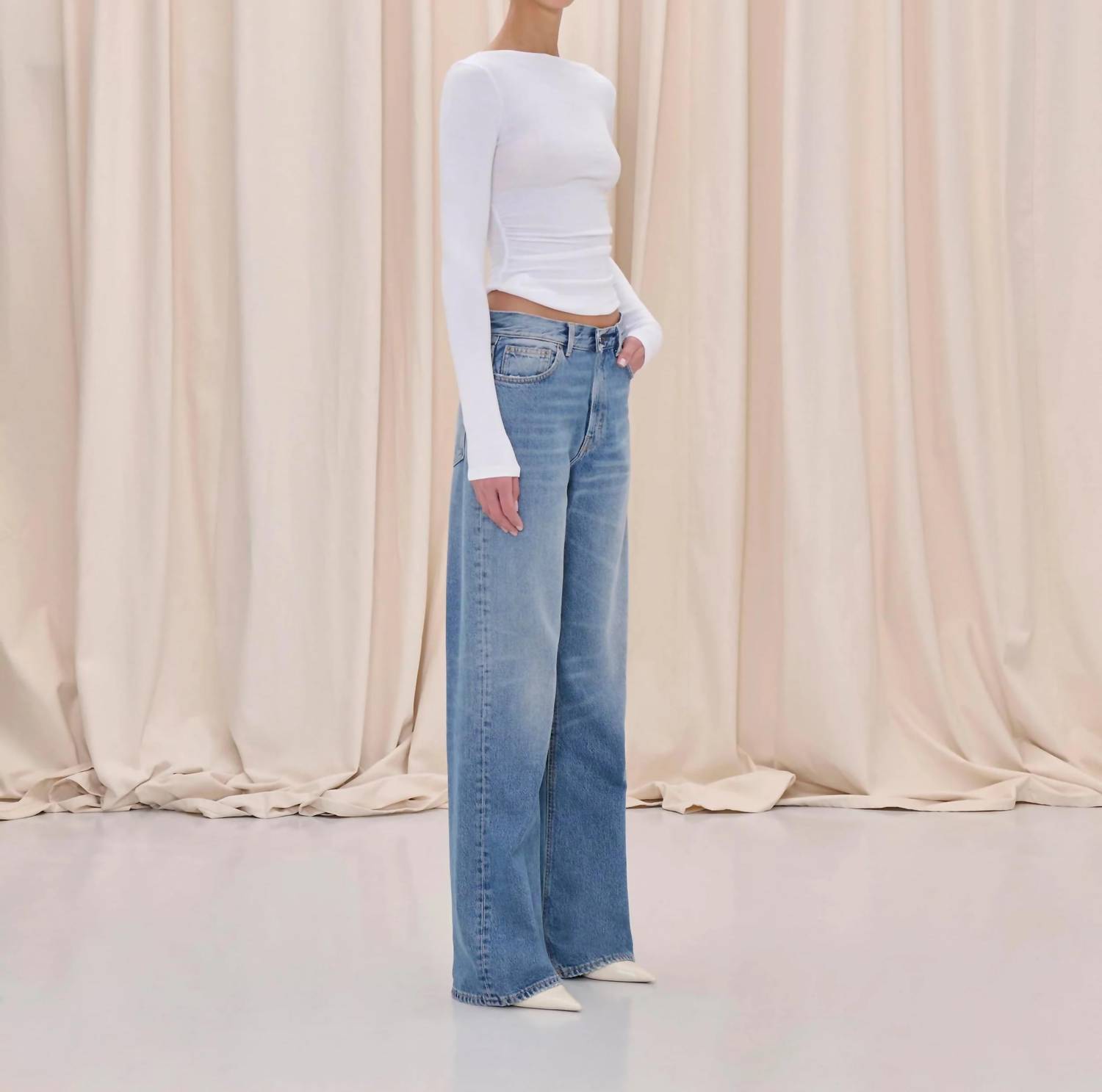 Haikure - Women's Korea Denim Pants