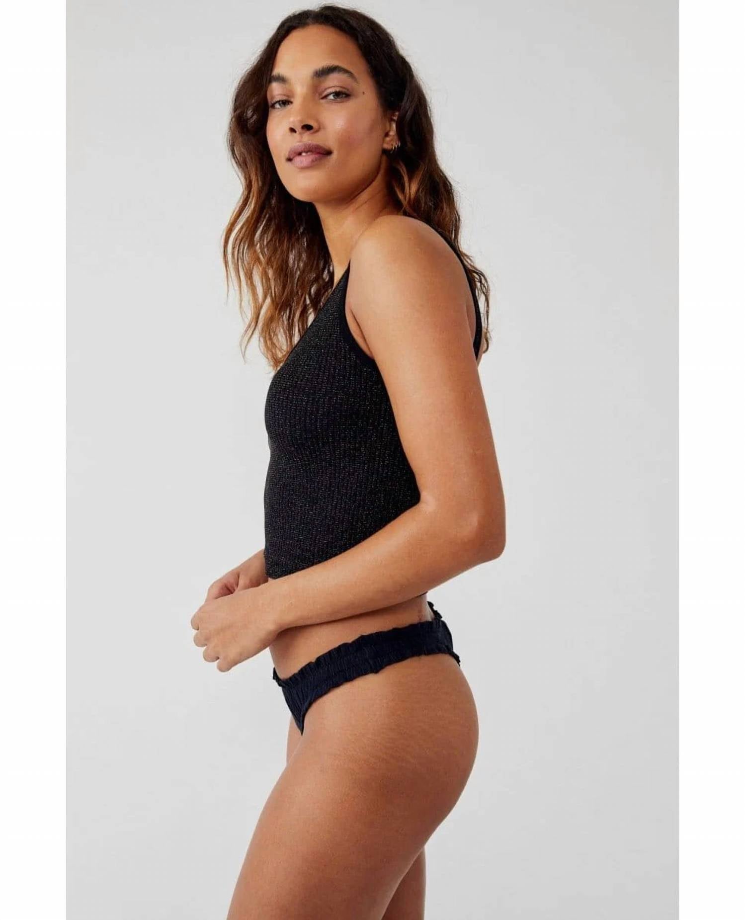 Free People - Lurex Solid Rib Brami Top