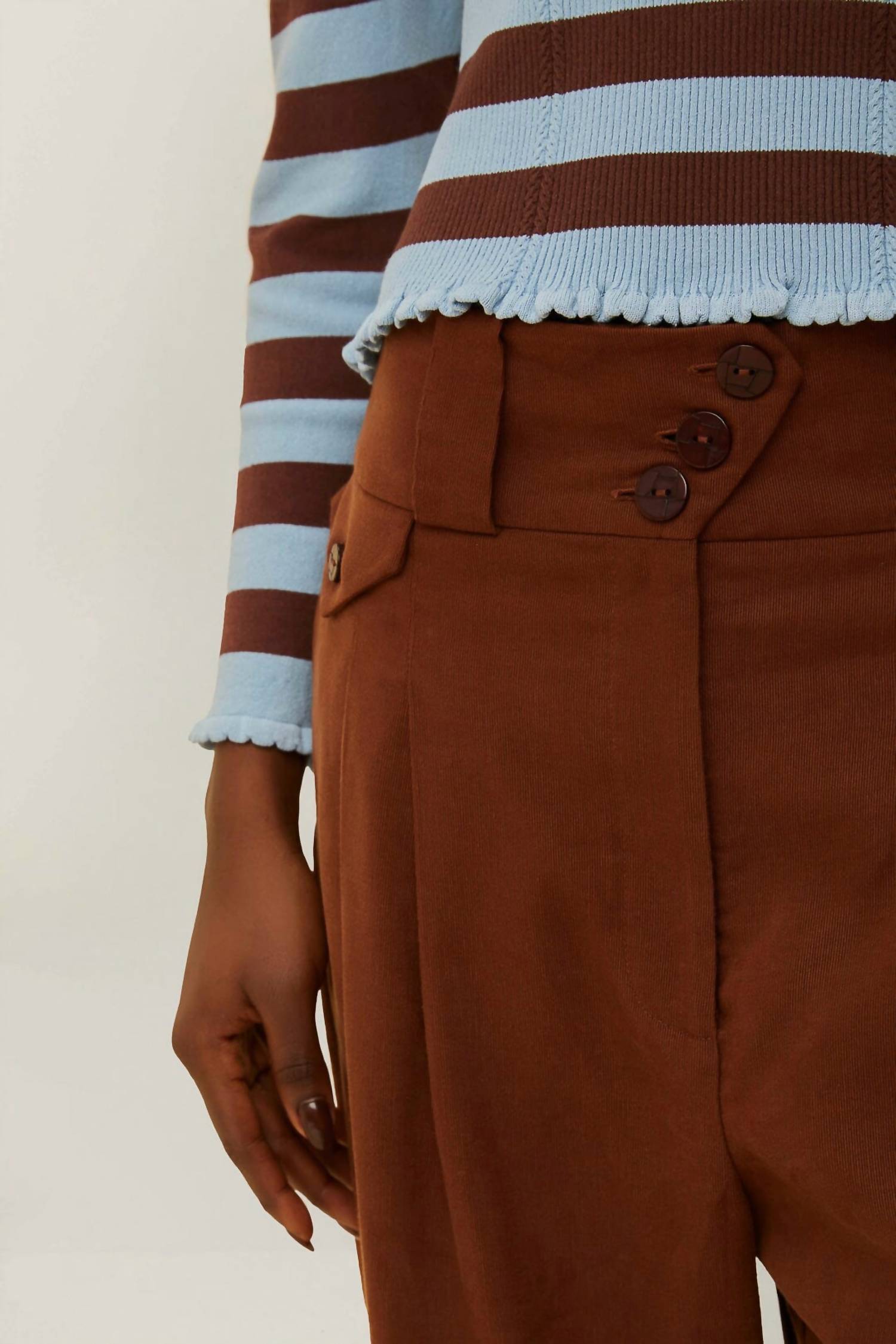 Farm Rio - Striped Knit Blouse