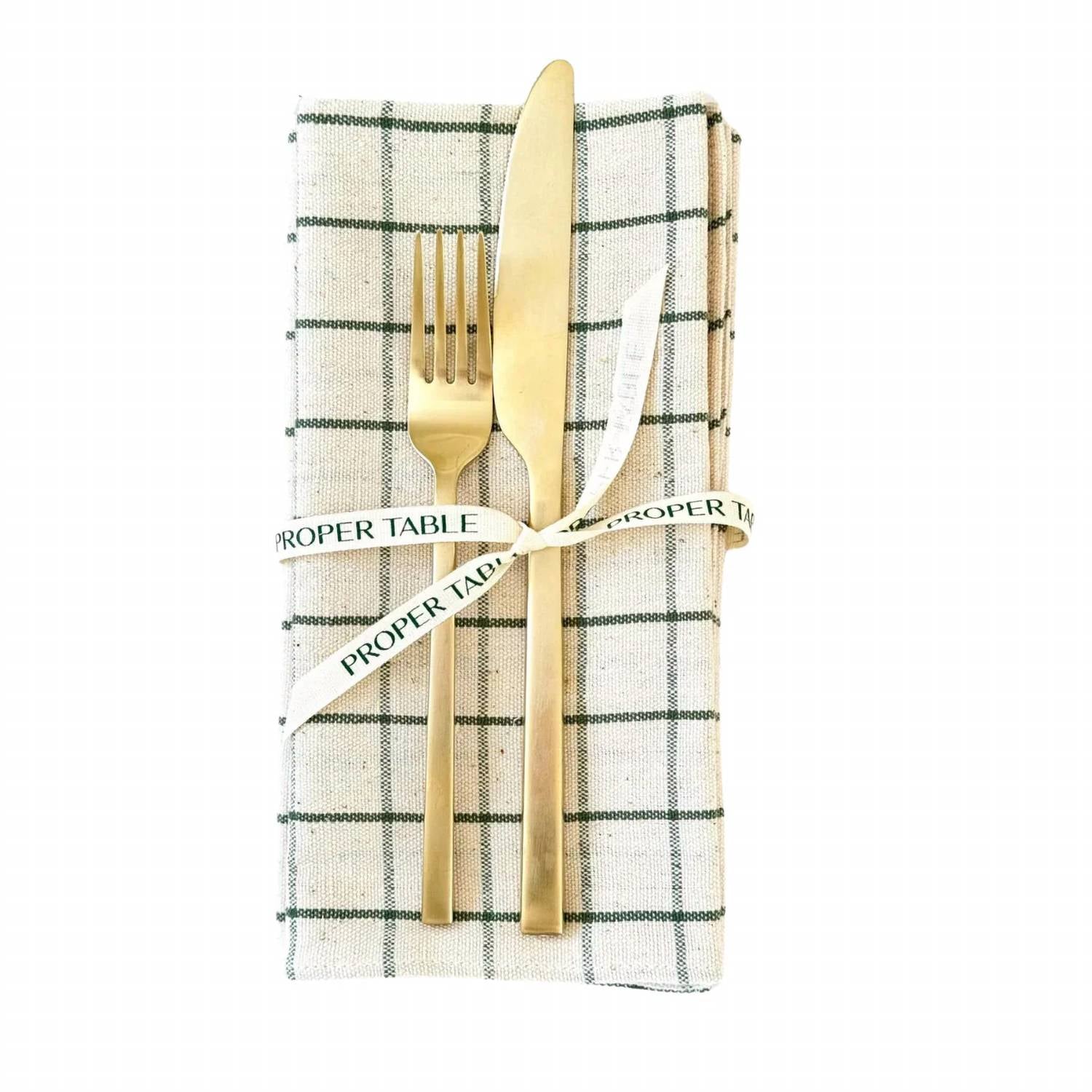 Proper Table - Appleton Check Napkins Set