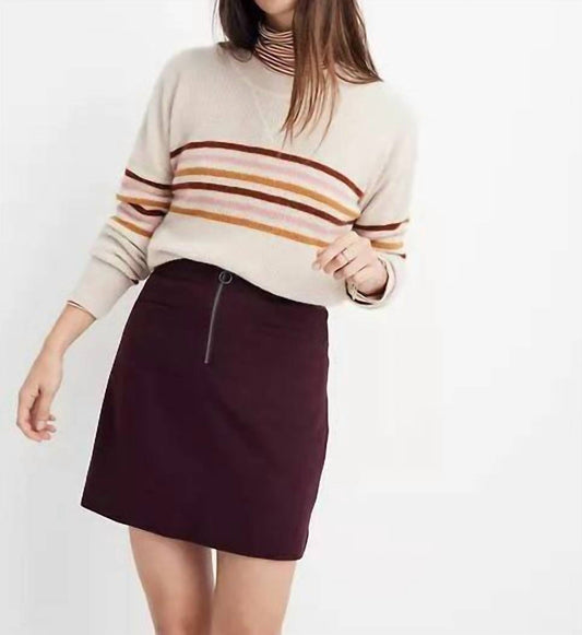 Madewell - Fireside Wool Blend Retro Mini Skirt - Plus