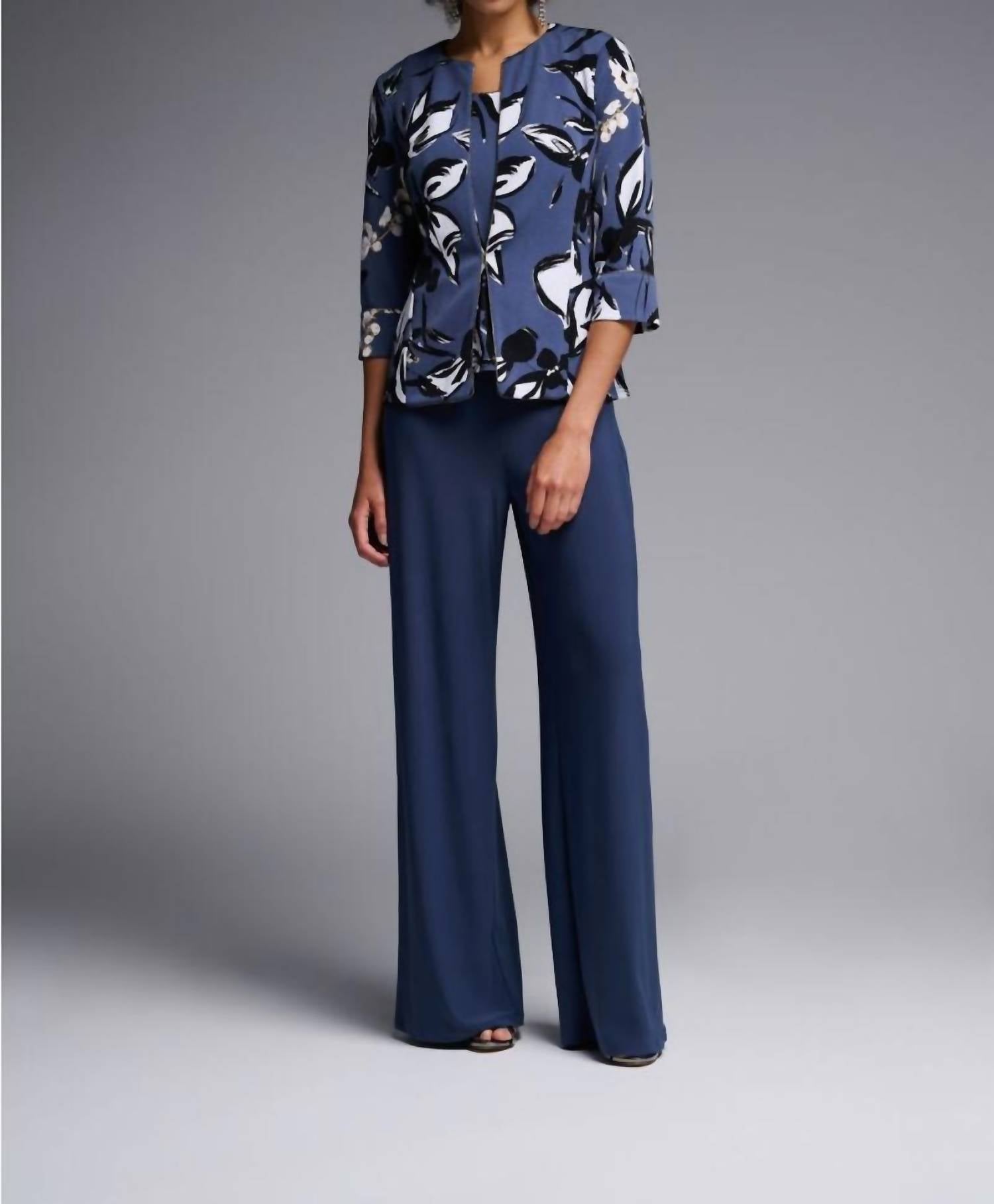 Joseph Ribkoff - Pull On Wide-leg Pants