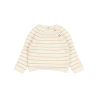Búho - Girl's Striped Knit Jumper Top