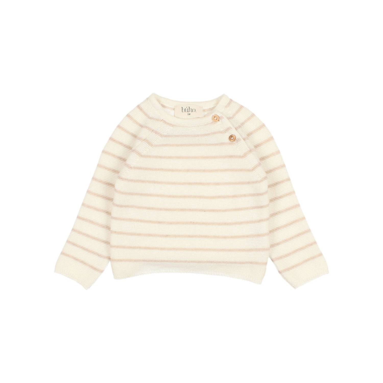 Búho - Girl's Striped Knit Jumper Top