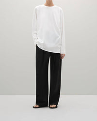 A.Emery Orchid Long Sleeve T-shirt in white - women's long sleeve top