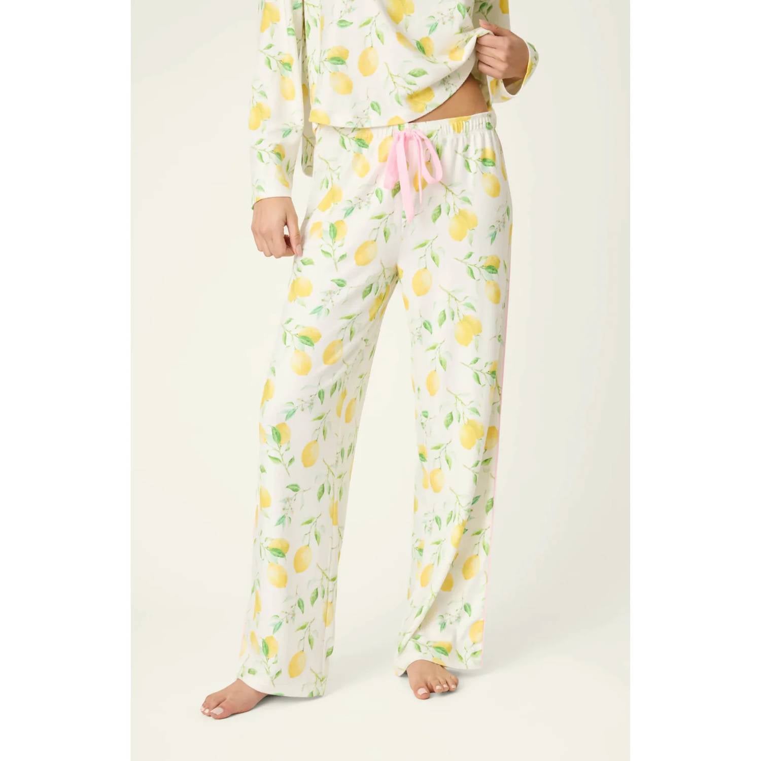 Pj Salvage - La Dolce Spritz Lemon Zest Pajama Pants