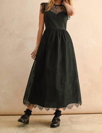 Miou Muse - Lace Midi Dress