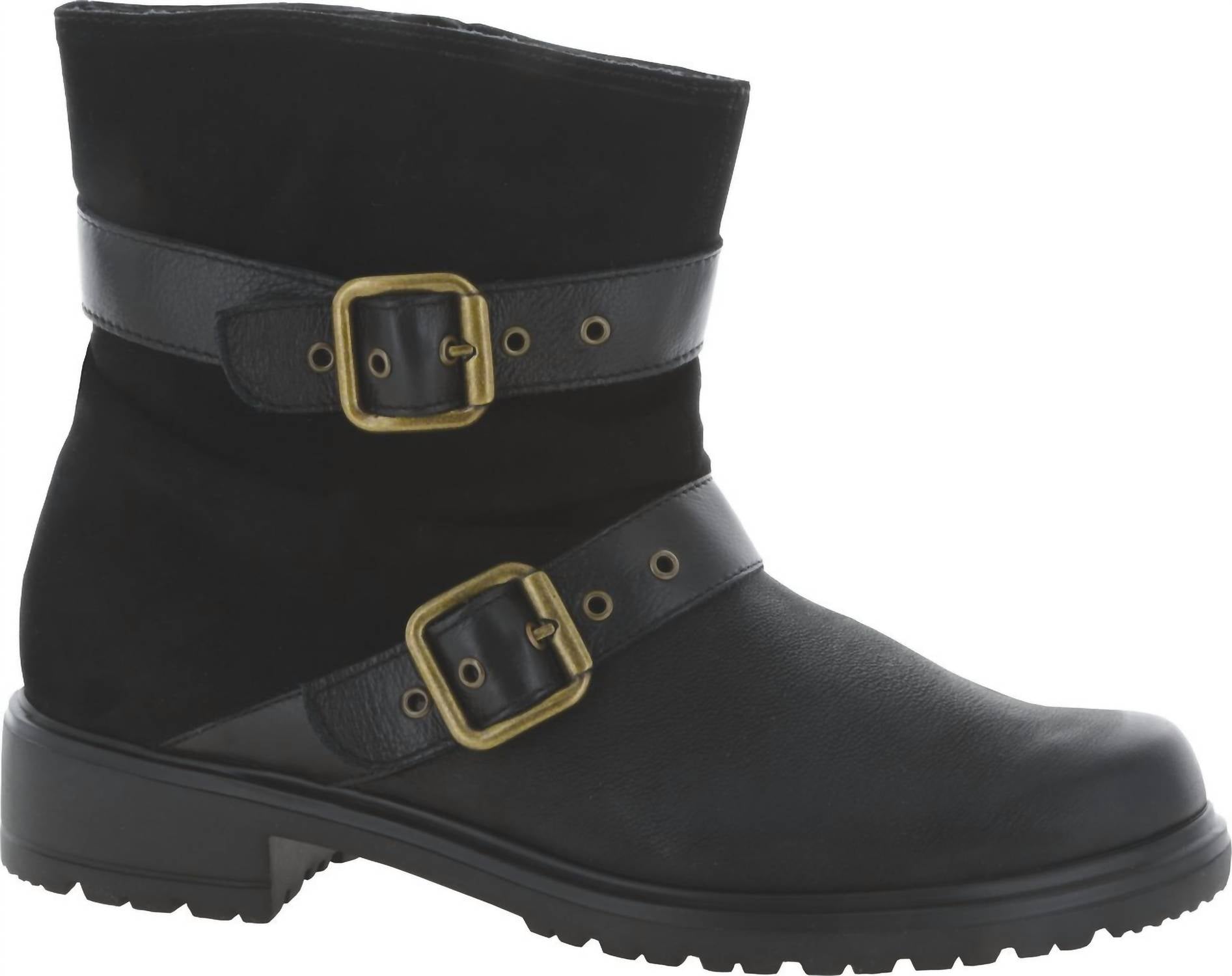 Munro Women's Dallas Boots in black leather - women's shoe
