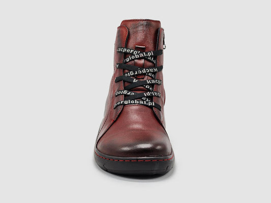 Kcr Group - Women's Original Zip-Up Leather Boots
