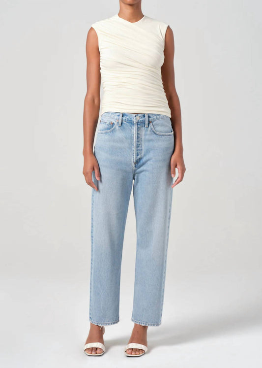Agolde - 90's Crop Mid Rise Straight Jeans