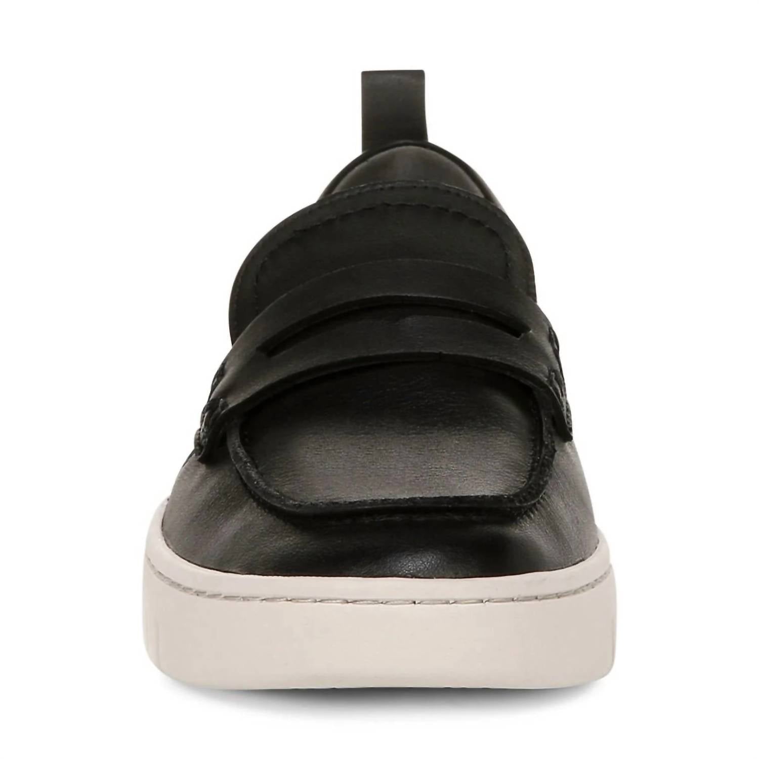 VIONIC Women's Uptown Loafer in black leather - women's flats - view 4
