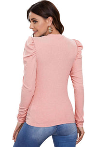 First Love - Ruffle Sleeves Top