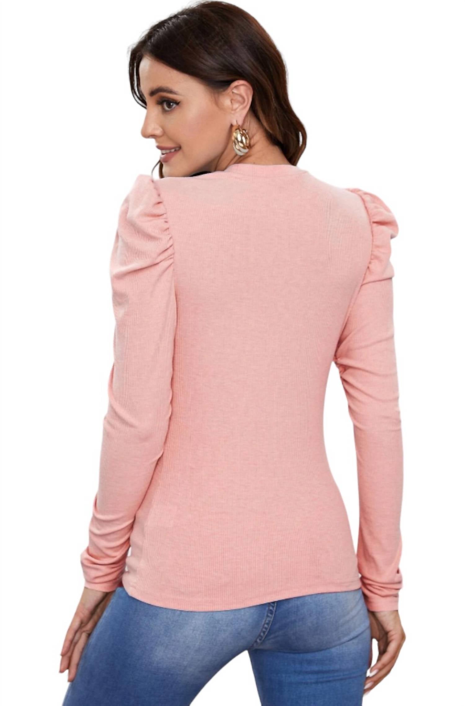 First Love - Ruffle Sleeves Top