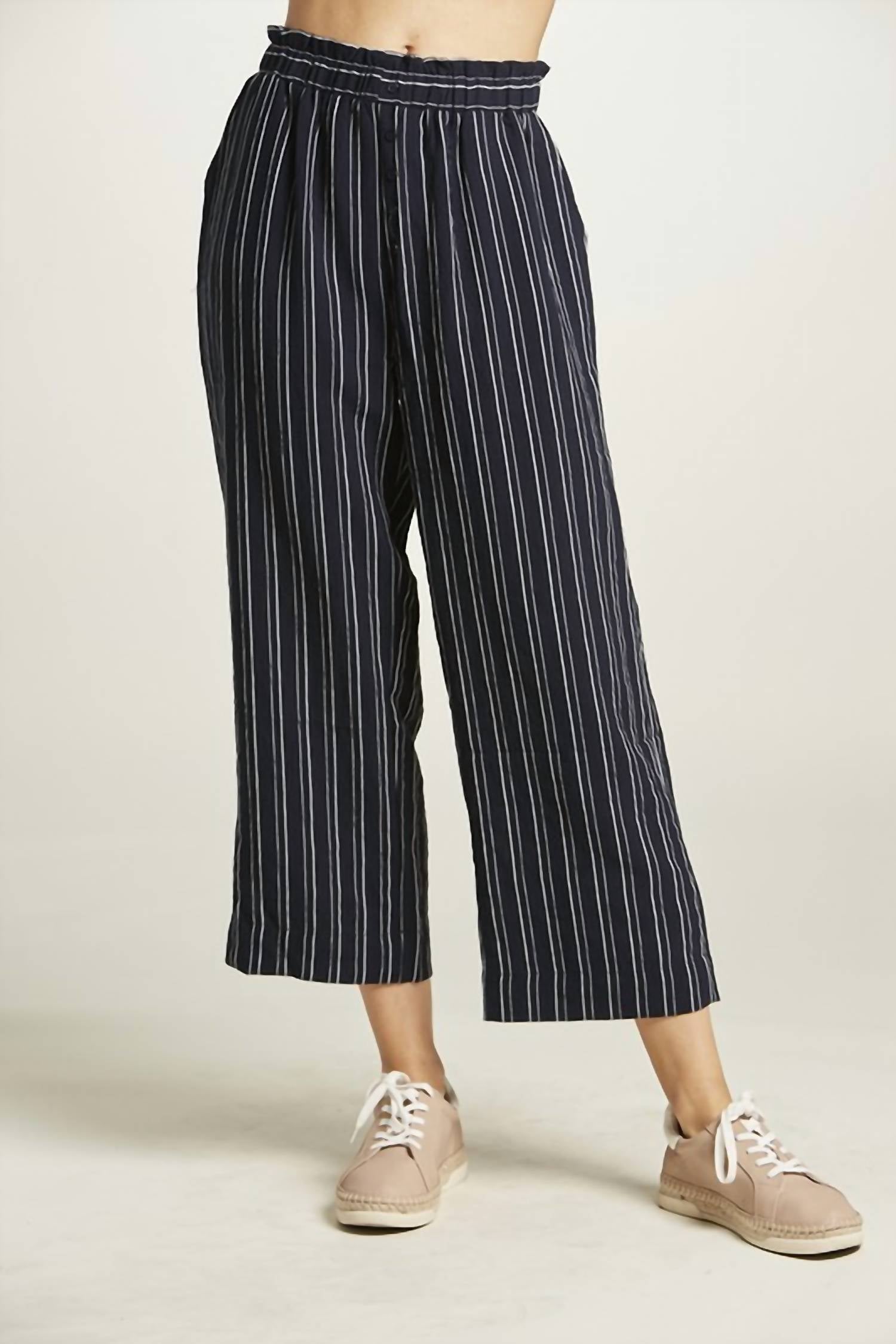 Tea N Rose - Relaxed Fit Cropped Pants