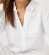 Splendid - Knit Gauze Button Shirt