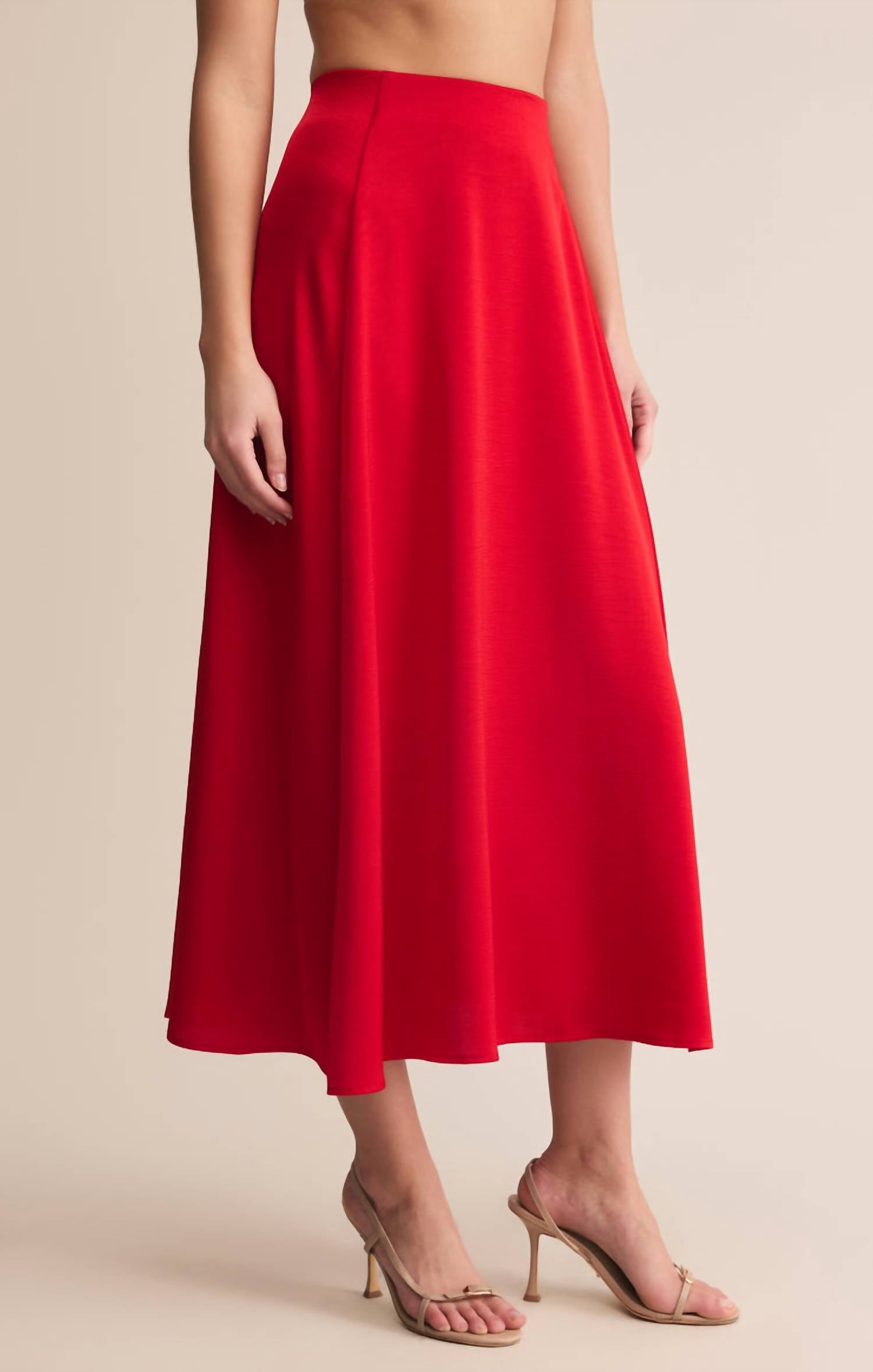 Z Supply - Northpointe Satin Midi Skirt