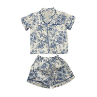Tweenstyle - Girls' Floral Silk Loungewear Set