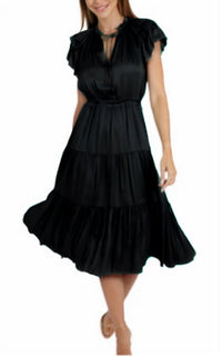 Love Token - Love Token Tiered Midi Dress