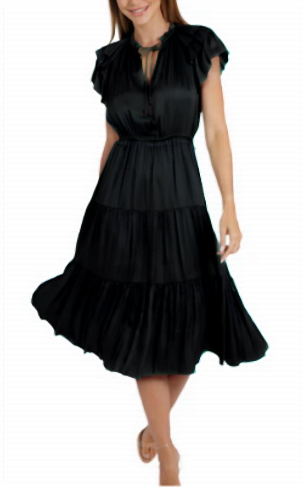 Love Token - Love Token Tiered Midi Dress