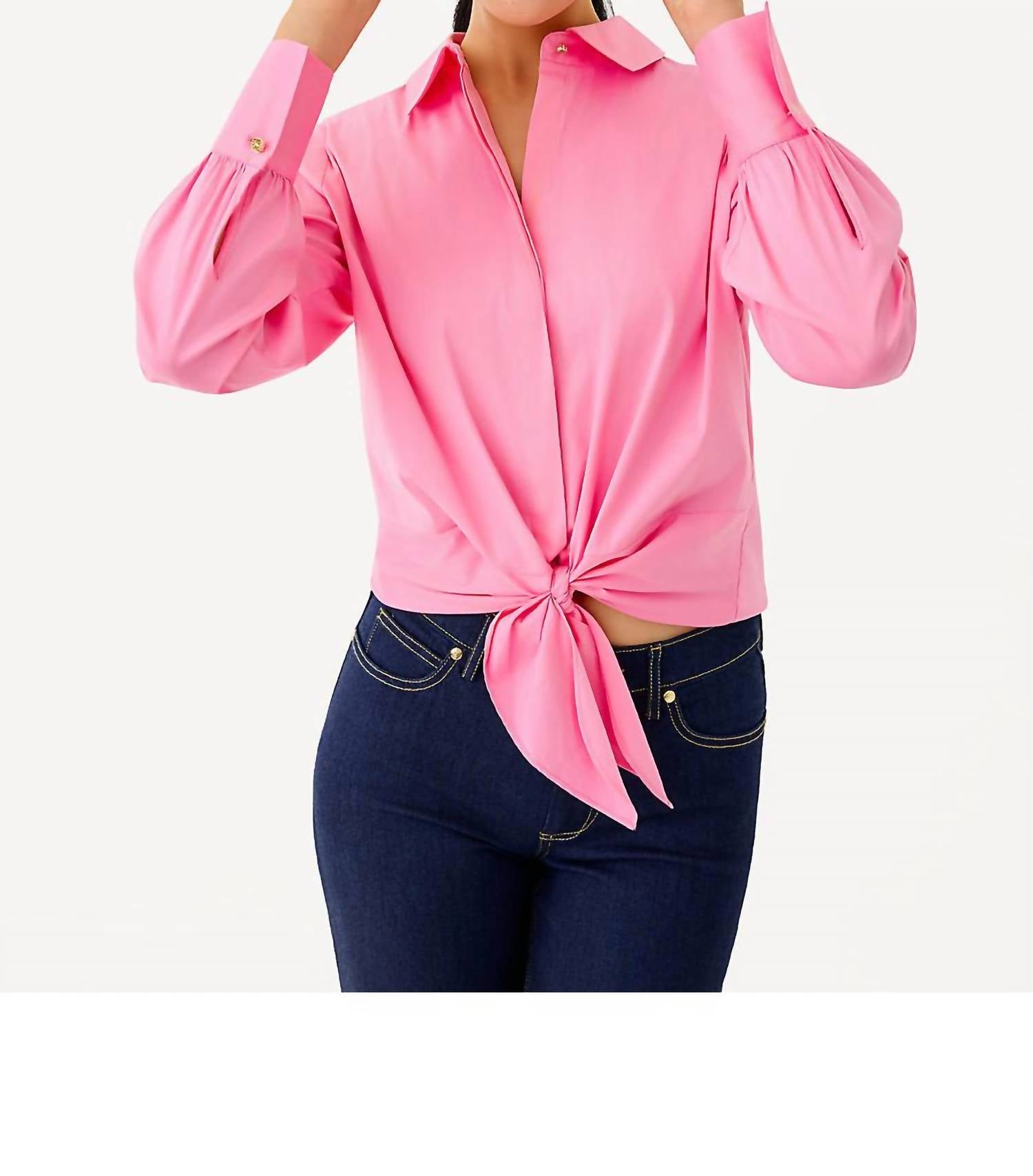 Lilly Pulitzer - Tie Lilly Button Down Shirt