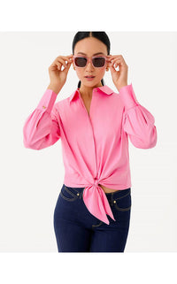 Lilly Pulitzer - Tie Lilly Button Down Shirt