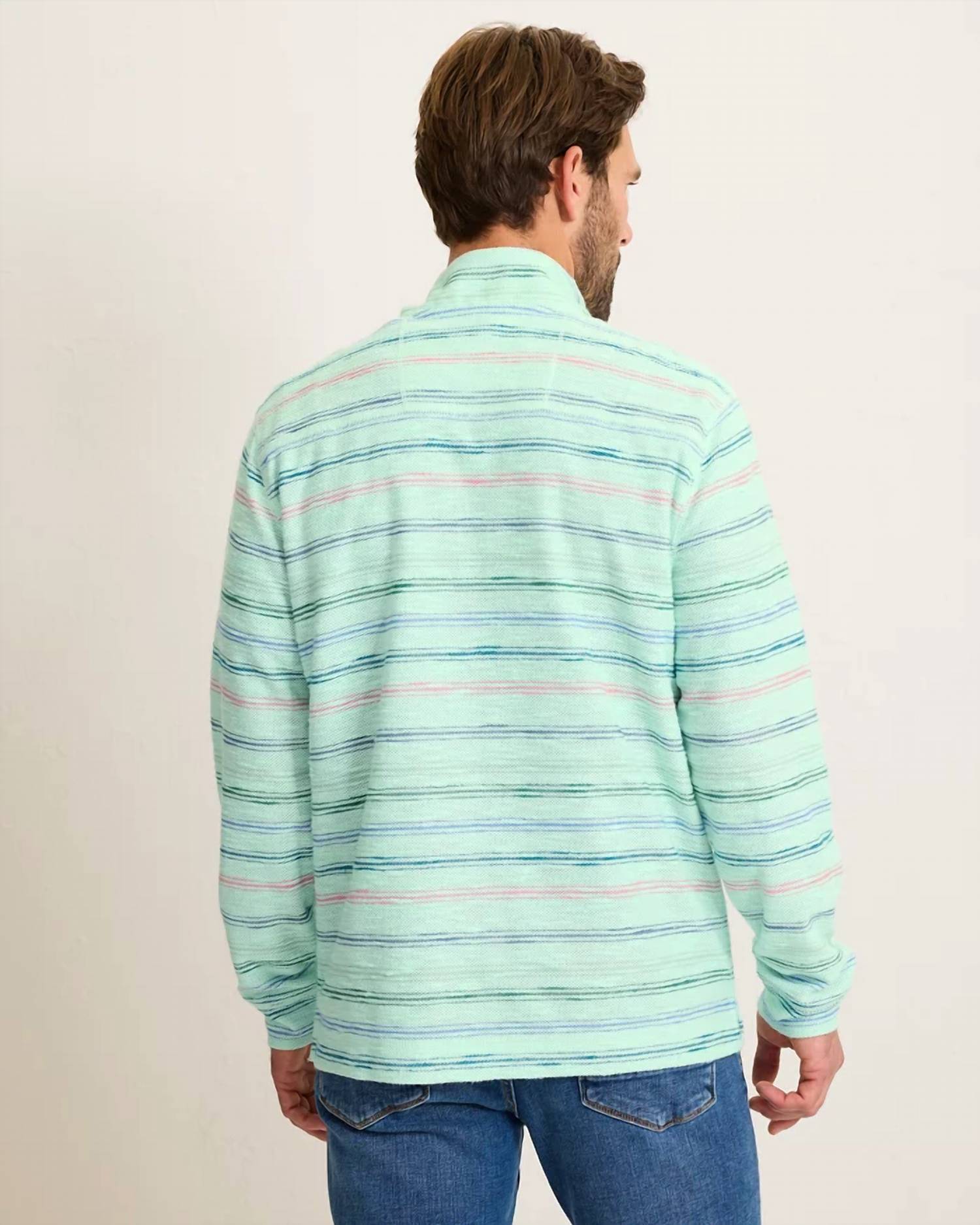 Tommy Bahama - Minori Sands Button Mock Neck Sweatshirt