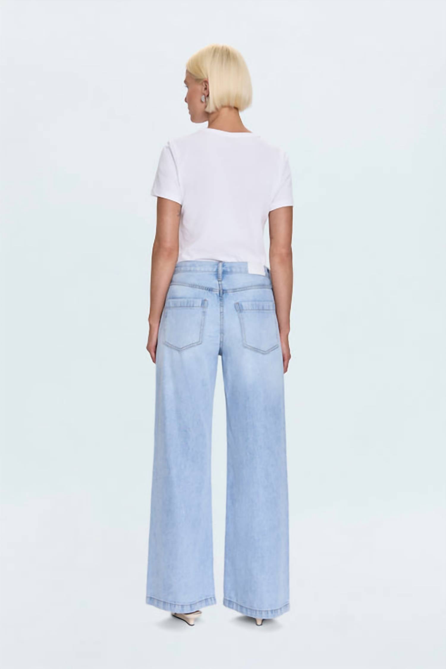 Pistola - Jadyn Low Slung Palazzo Jean