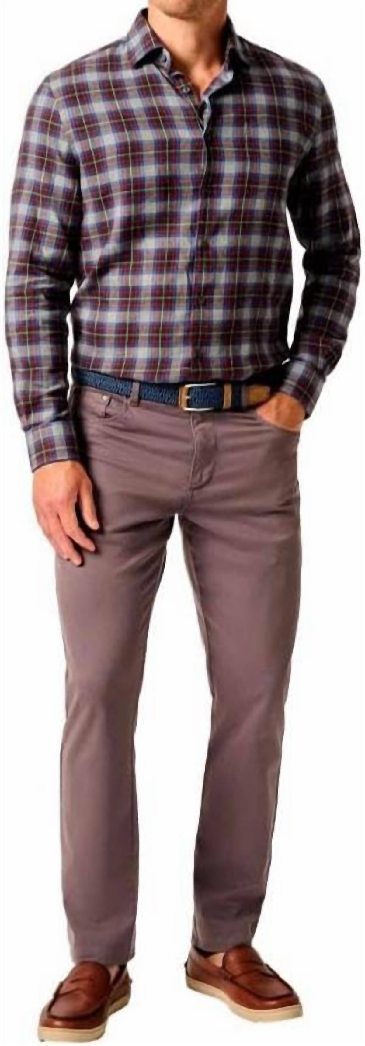 Johnnie-O - Men's Carmel Sateen 5-pocket Pant
