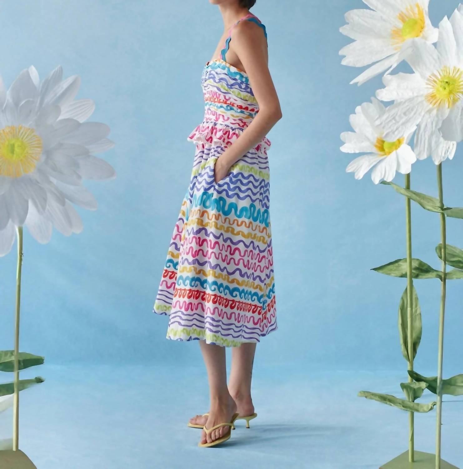 CELiA B Serpentine Dress in multicolor - women's dress - alternate view
