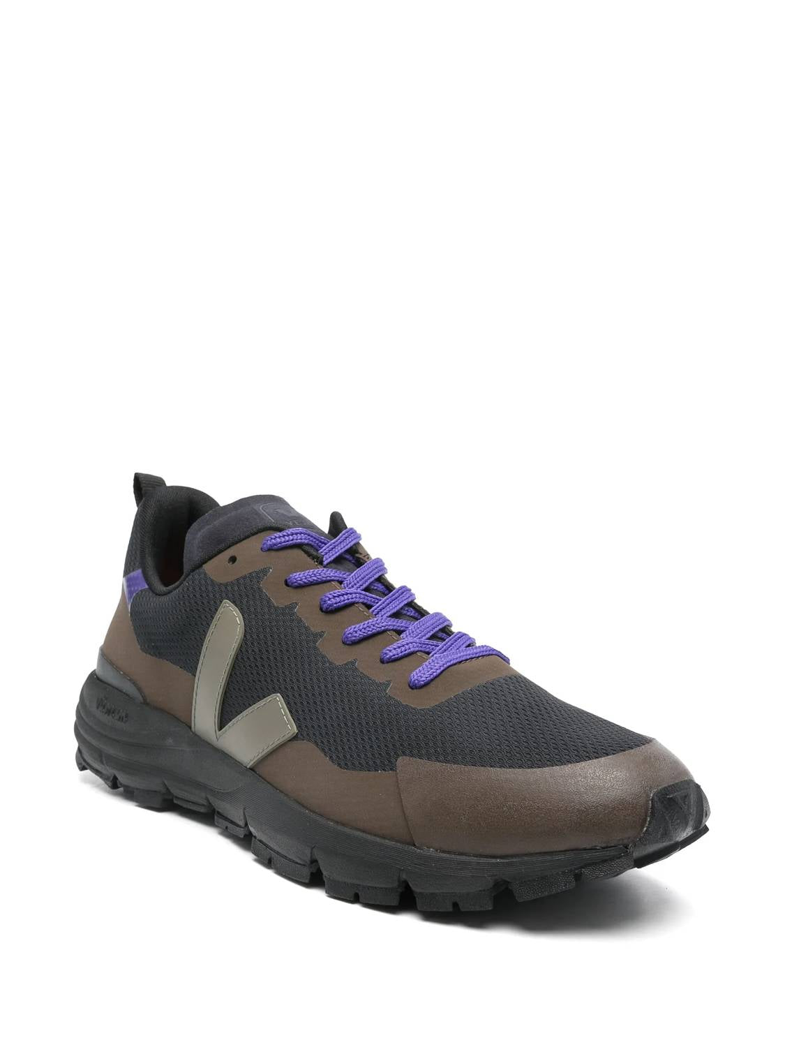 VEJA Men's Vibram Sneakers in black purple - men's sneaker - detail view