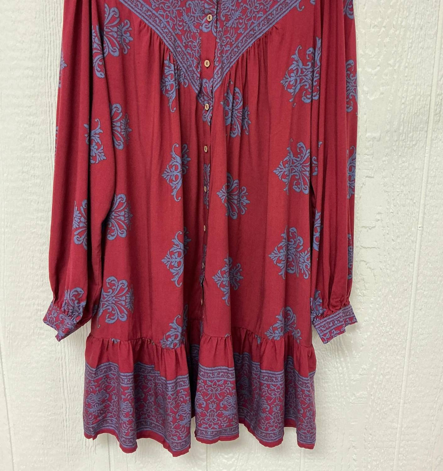 Easel - Border Print Dress