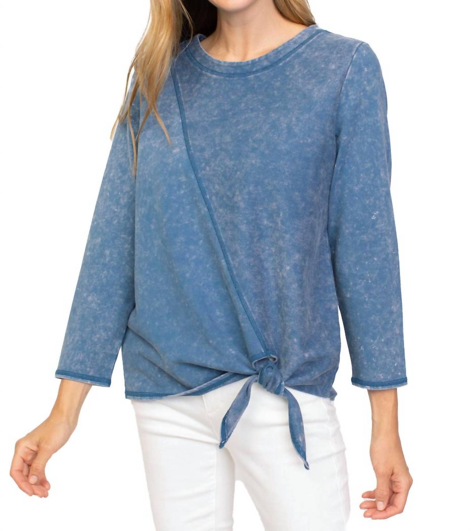 Habitat - River Washed Twist Terry Pullover