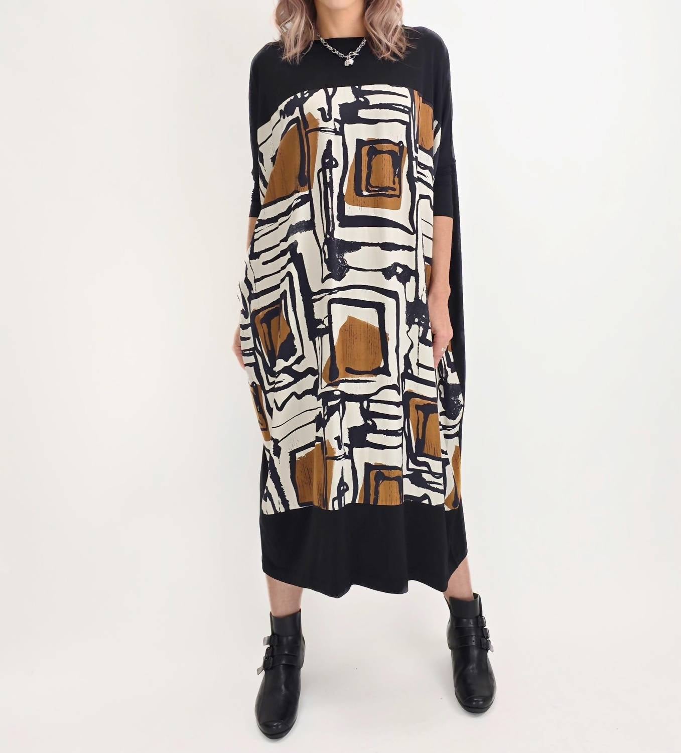 Ic Collection - Scarf Midi Dress