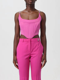 Versace - Medusa Motif Square Neck Corset Top