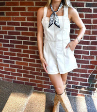 Zenana - Talley Tie Back Romper