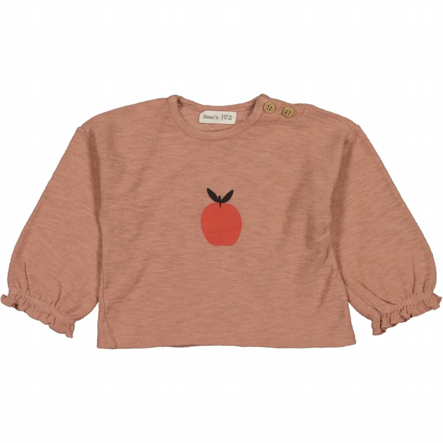 Bean'S Barcelona - Girl's Apple Slub Cotton Jersey T-shirt