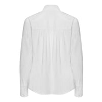 Karmamia Women's Augusta Shirt in cloud white - women's shirt - detail view