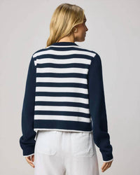 Splendid - Nicolette Striped Polo Cardigan