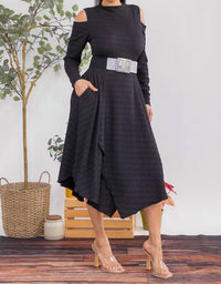 Karen T Design - Bubble Textured Midi Dress
