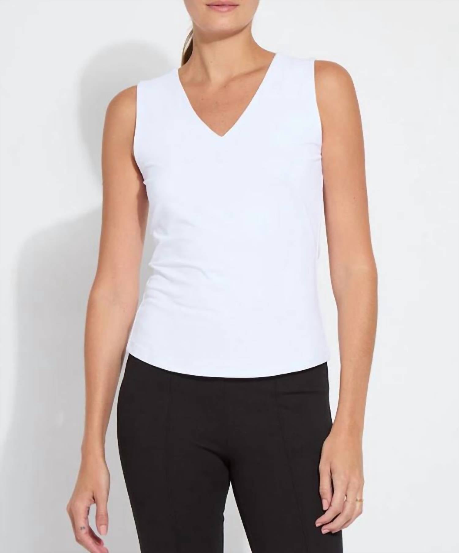 Lysse - V-neck Shell Tank Top