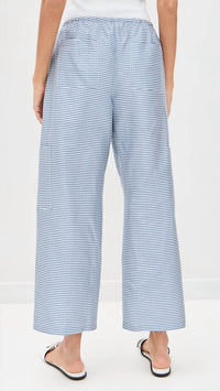 Donni. - Taffeta Gingham Cargo Pants
