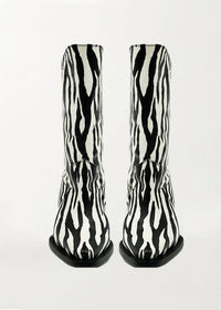 Che By Chelsey - Women's Zebra Texan Boots