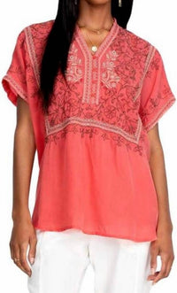 Johnny Was - Adhuna Cap Sleeve Blouse