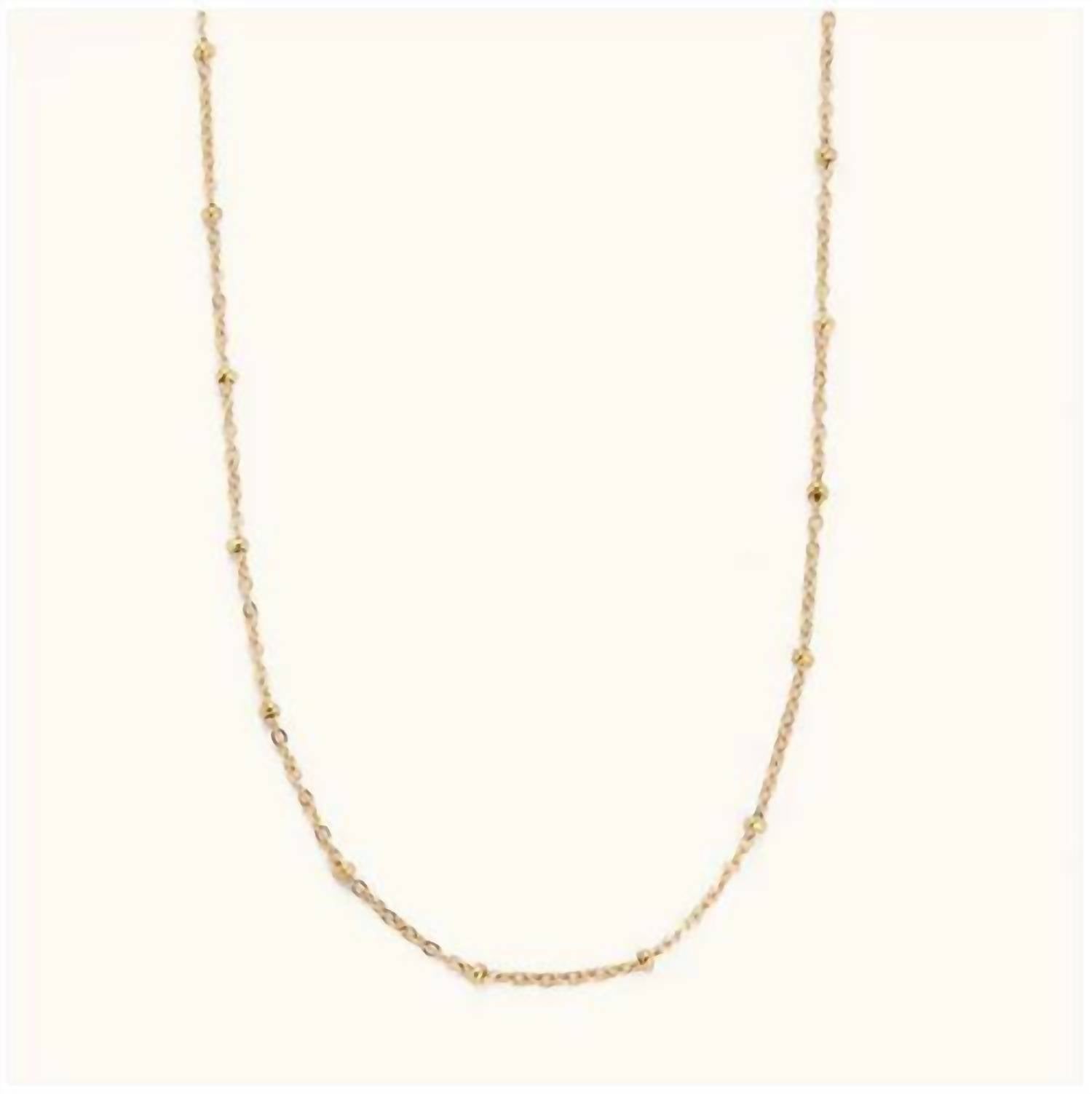Nikki Smith Designs Women's Jess Ball Chain Necklace in gold - women's jewelry